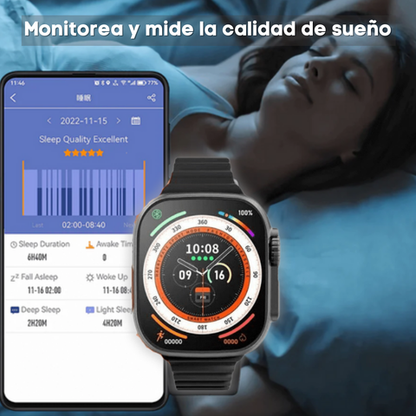 RELOJ INTELIGENTE QUE TRANSFORMA TU SALUD  SMARTWATCH ULTRA S8 50% DESCUENTO (ENVIO GRATIS)